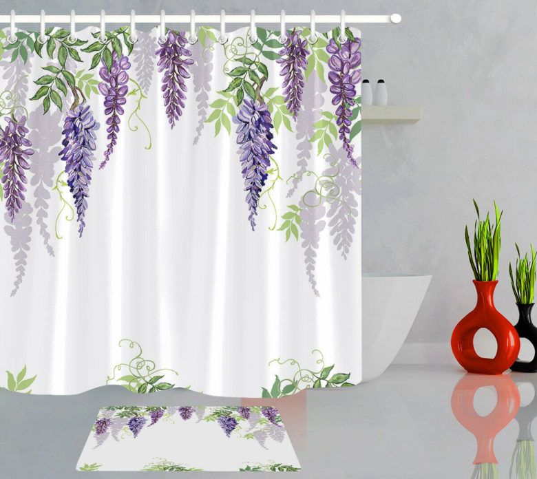 21 Purple and Green Shower Curtain Products That You Can Actually Buy ...