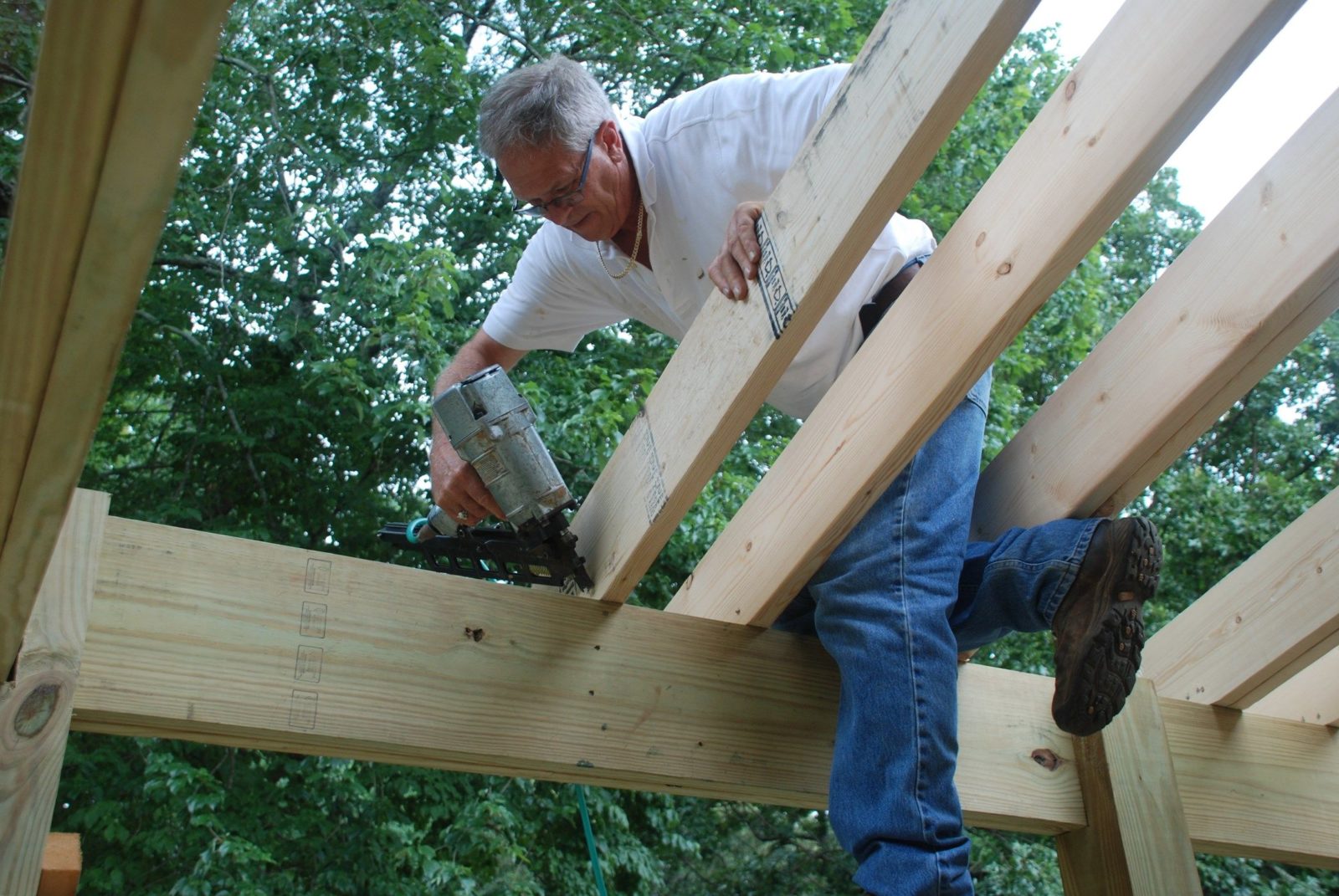 adding rafter ties to a roof
