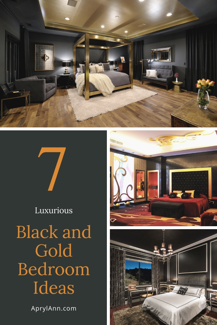 Black And Gold Bedroom