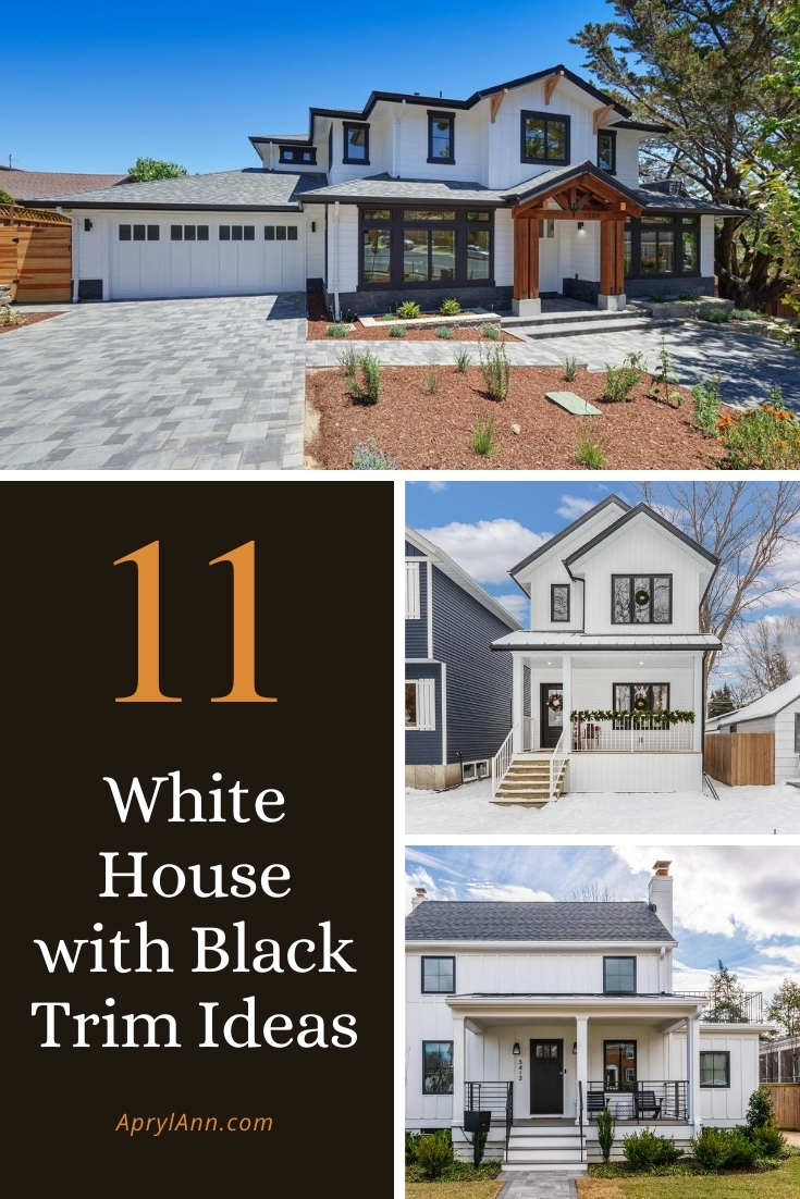 11 White House With Black Trim Ideas For Dazzling Visual Aprylann
