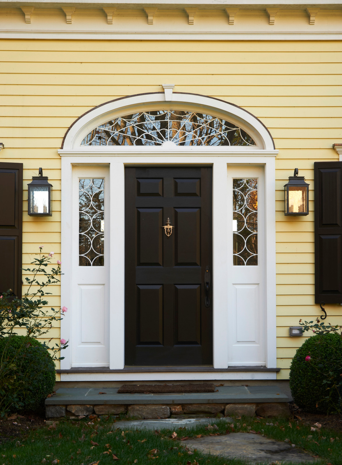 Front Door With Transom Above Designs, Entry Doors With Sidelights And Transom