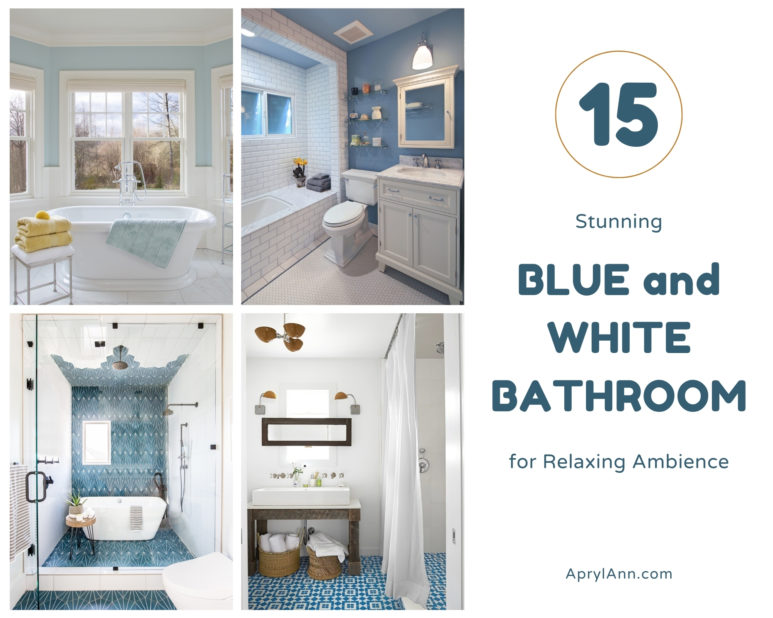 15 Stunning Blue And White Bathroom For Relaxing Ambience