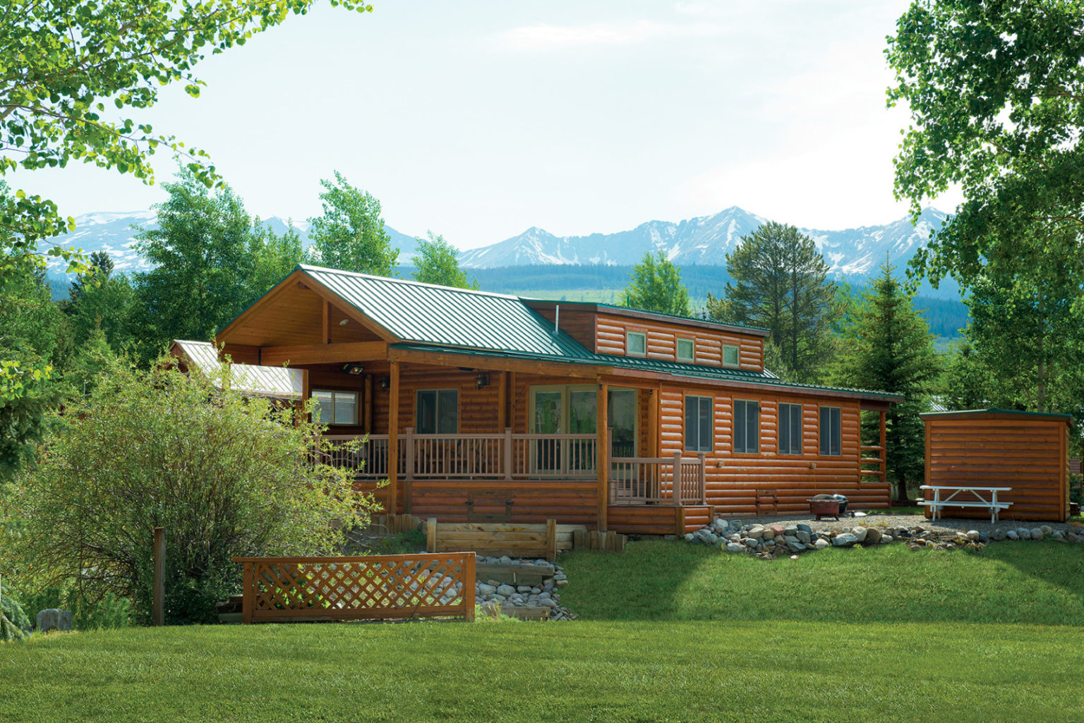 Log Cabin Colors Exterior