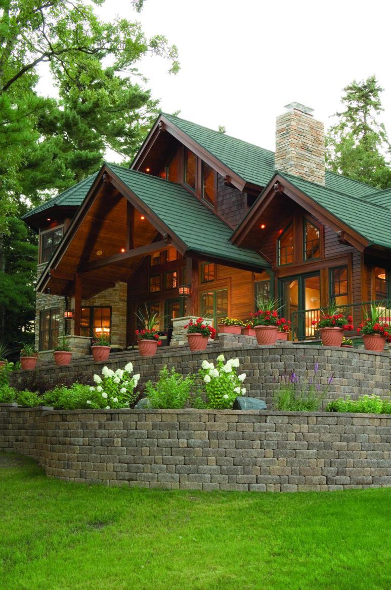 Mountain Cabin Exterior Colors