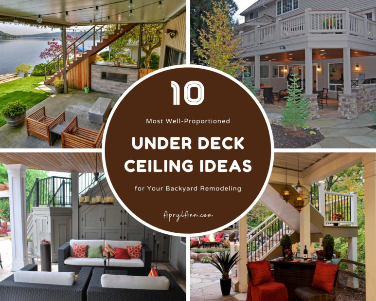 10 Most Well Proportioned Under Deck Ceiling Ideas