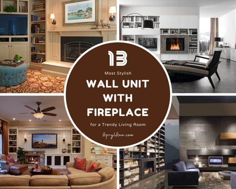 13 Most Stylish Wall Unit With Fireplace