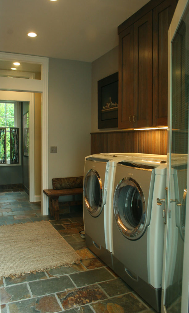 reclaimed slate roofing tile laundry room floor for a beautiful yet sustainable area