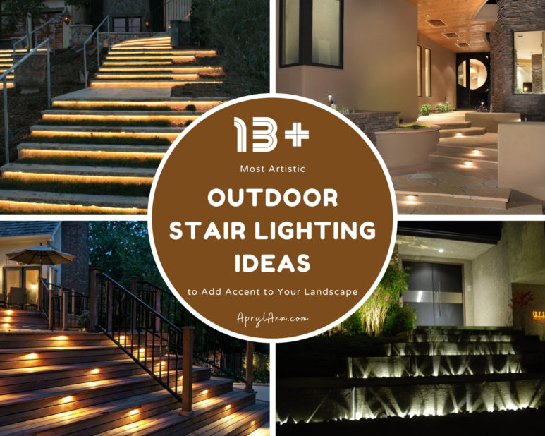 13  Most Artistic Outdoor Stair Lighting Ideas