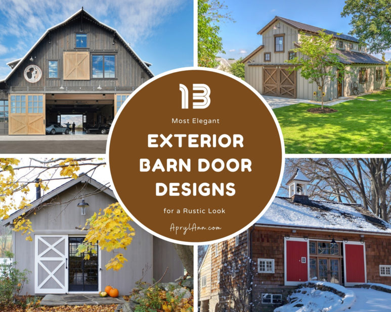 13 Most Elegant Exterior Barn Door Designs