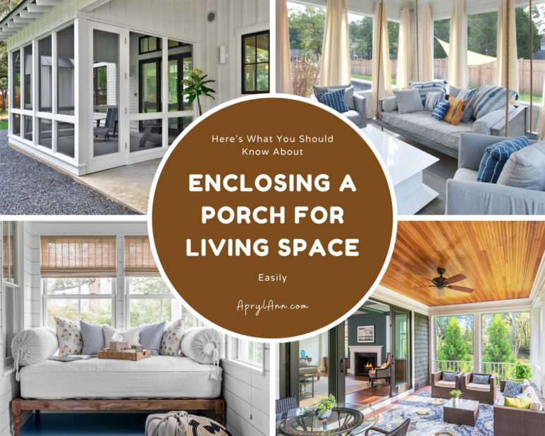 Enclosing A Porch For Living Space