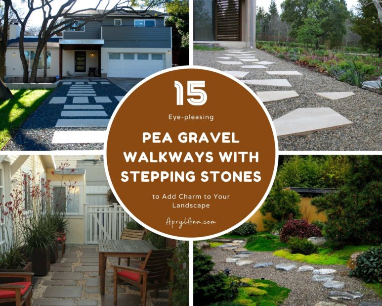 15 Eye Pleasing Pea Gravel Walkways With Stepping Stones