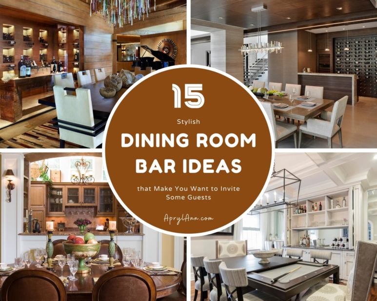 15 Stylish Dining Room Bar Ideas