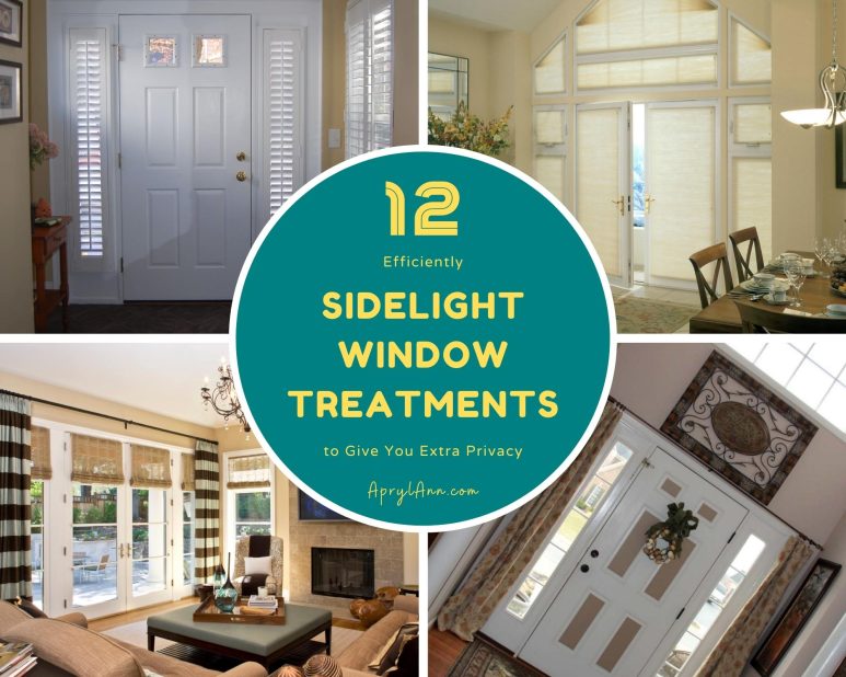 12 Efficiently Sidelight Window Treatments