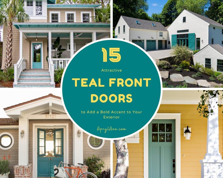 15 Attractive Teal Front Doors
