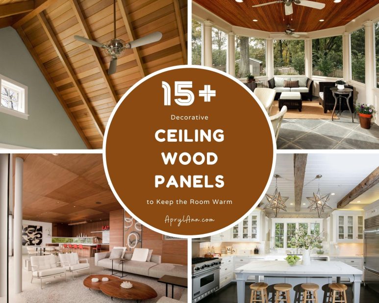 15  Decorative Ceiling Wood Panels
