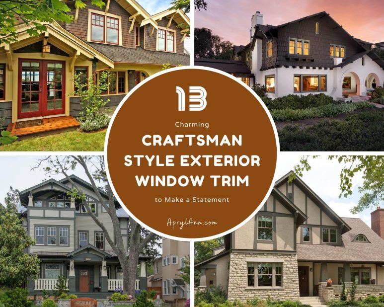 13 Charming Craftsman Style Exterior Window Trim
