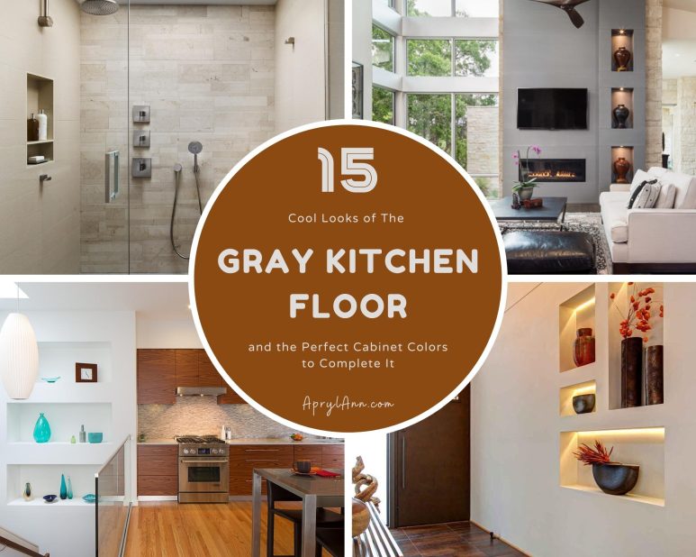 15 Cool Looks Of The Gray Kitchen Floor
