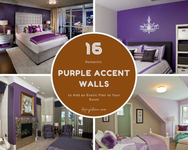 Romantic Purple Accent Wall