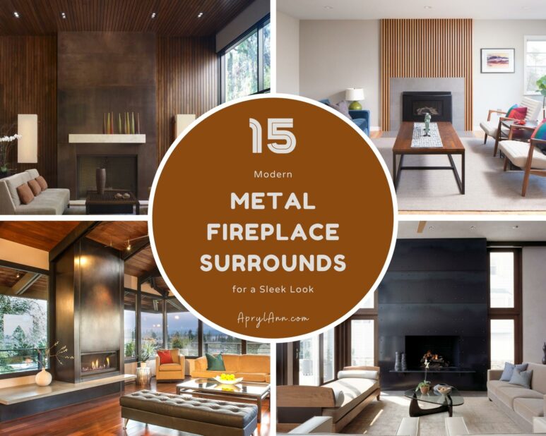 15 Modern Metal Fireplace Surrounds