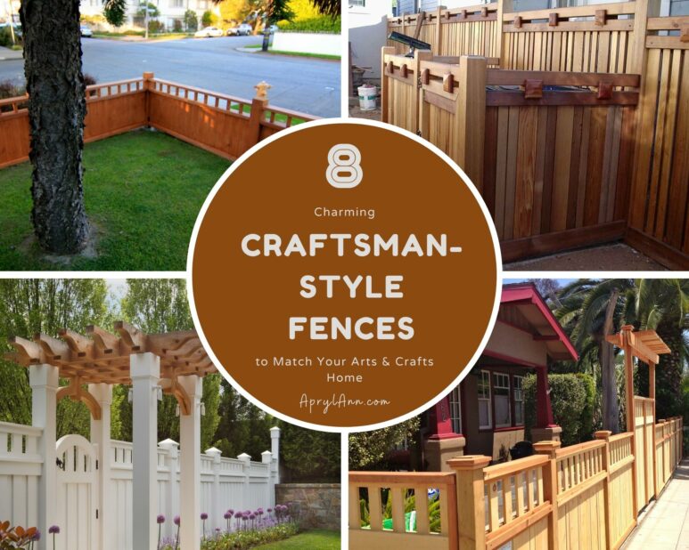 8 Charming Craftsman Style Fences